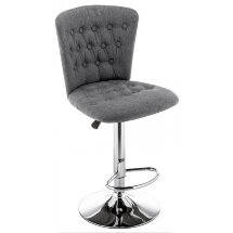 Барный стул Gerom fabric grey