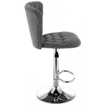 Барный стул Gerom fabric grey