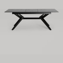 Обеденный стол Stool Group Олимпия, раскладной, 160-210*90, темная керамика