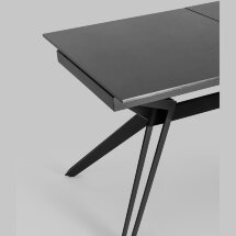 Обеденный стол Stool Group Олимпия, раскладной, 160-210*90, темная керамика