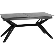 Обеденный стол Stool Group Олимпия, раскладной, 160-210*90, темная керамика