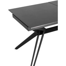 Обеденный стол Stool Group Олимпия, раскладной, 160-210*90, темная керамика
