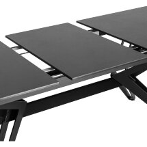 Обеденный стол Stool Group Олимпия, раскладной, 160-210*90, темная керамика