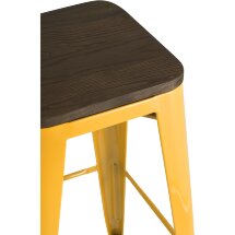 Стул барный TOLIX WOOD желтый 4 шт