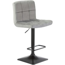 Стул барный DOMINIC 5018-lm серый велюр MJ9-75