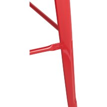 Стул барный TOLIX WOOD красный глянцевый 2 шт