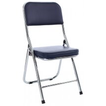 Стул на металлокаркасе Chair раскладной темно-синий