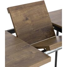 Стол обеденный Stool Group Plain раскладной 116-158*74 дуб Ка/черный