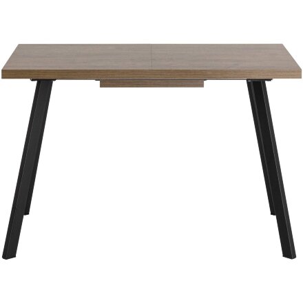 Стол обеденный Stool Group Plain раскладной 116-158*74 дуб Ка/черный 
