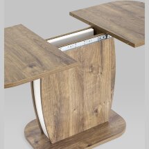 Стол обеденный Stool Group Barrel раскладной 110-145*70 дуб Ка/белый