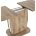 Стол обеденный Stool Group Barrel раскладной 110-145*70 дуб Ка/белый 