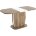Стол обеденный Stool Group Barrel раскладной 110-145*70 дуб Ка/белый 