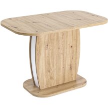 Стол обеденный Stool Group Barrel раскладной 110-145*70 дуб/белый