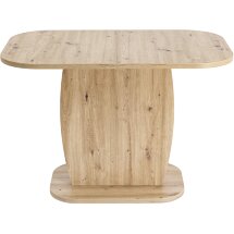 Стол обеденный Stool Group Barrel раскладной 110-145*70 дуб/белый