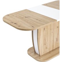 Стол обеденный Stool Group Barrel раскладной 110-145*70 дуб/белый