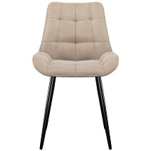 Стул DikLine 206М B03 BEIGE, ножки черные
