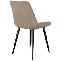 Стул DikLine 206М B03 BEIGE, ножки черные