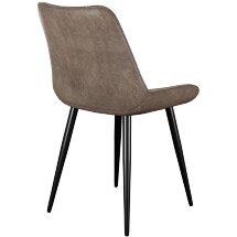 Стул DikLine 206М PRADO6 CAPPUCCINO, ножки черные