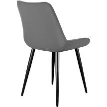 Стул DikLine 206М B22 GREY, ножки черные