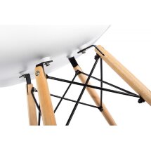 Стул деревянный Eames PC-015 белый