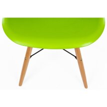 Стул деревянный Eames PC-015 зеленый