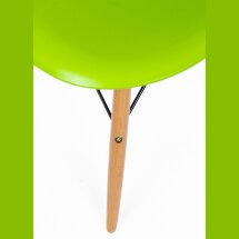 Стул деревянный Eames PC-015 зеленый