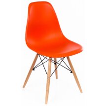 Стул деревянный Eames PC-015 оранжевый
