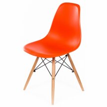 Стул деревянный Eames PC-015 оранжевый