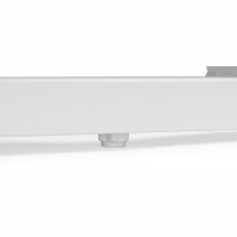 Керамический стол Памелла 140 (200) х 80 белый мрамор alpin white / snow white / белый