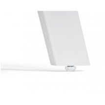 Керамический стол Норман 140 (200) х 80 белый мрамор alpin white / snow white / белый