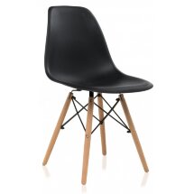 Стул деревянный Eames PC-015 black