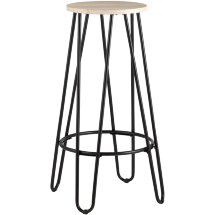 Стул барный Stool Group АЗИЯ черный, дерево, металл