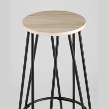 Стул барный Stool Group АЗИЯ черный, дерево, металл