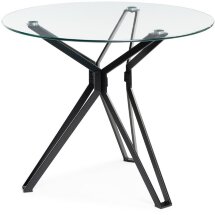 Стол стеклянный Roko 80 black