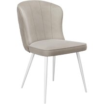 Стул DikLine 209 B03 BEIGE, ножки белые