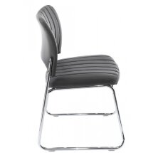 Стул на металлокаркасе Samba light grey