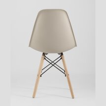 Стул Eames Style DSW бежевый (разборный каркас)