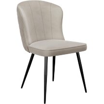 Стул DikLine 209 B03 BEIGE, ножки черные