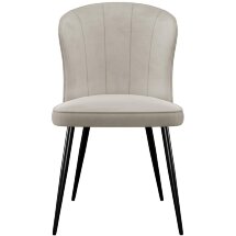Стул DikLine 209 B03 BEIGE, ножки черные