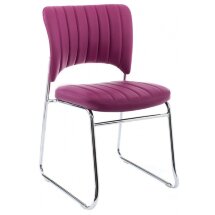 Стул на металлокаркасе Samba purple