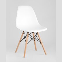 Стул Eames Style DSW белый (разборный каркас)