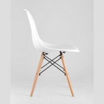 Стул Eames Style DSW белый (разборный каркас)