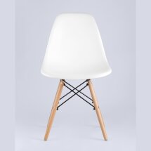 Стул Eames Style DSW белый (разборный каркас)
