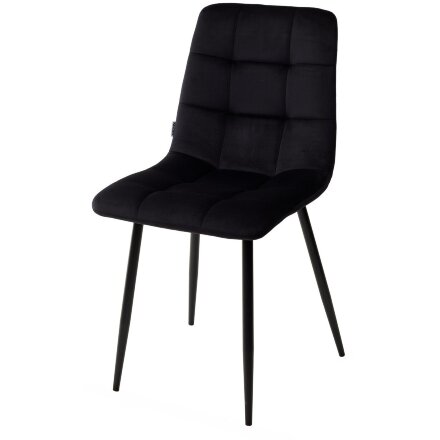 Стул CHILLI BLUVEL-19 BLACK, велюр М-City 
