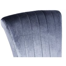 Стул на металлокаркасе Lund grey blue
