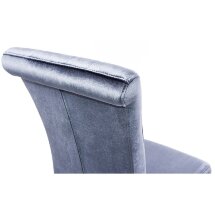Стул на металлокаркасе Lund grey blue