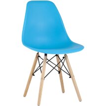 Стул Eames Style DSW бирюзовый (разборный каркас)