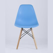 Стул Eames Style DSW голубой (разборный каркас)