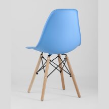 Стул Eames Style DSW голубой (разборный каркас)