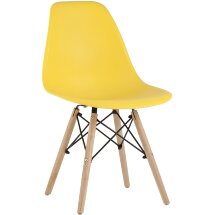 Стул Eames Style DSW желтый (разборный каркас)